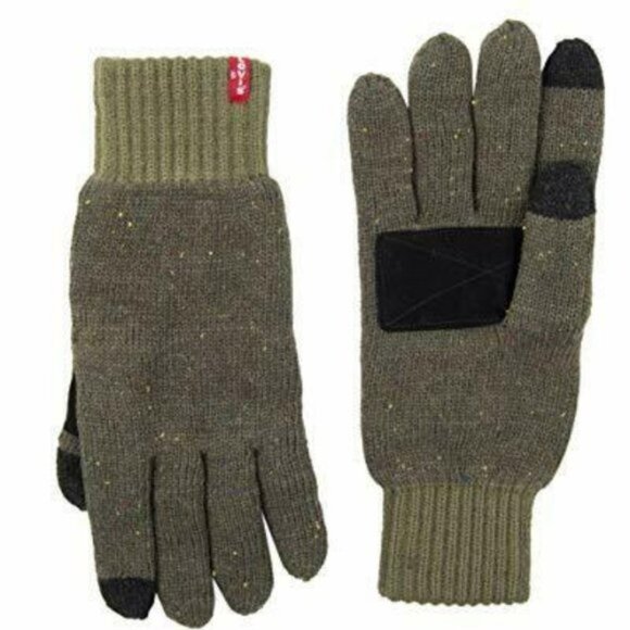 Levi's Mens Touchscreen Knit Glove - Picture 1 of 4